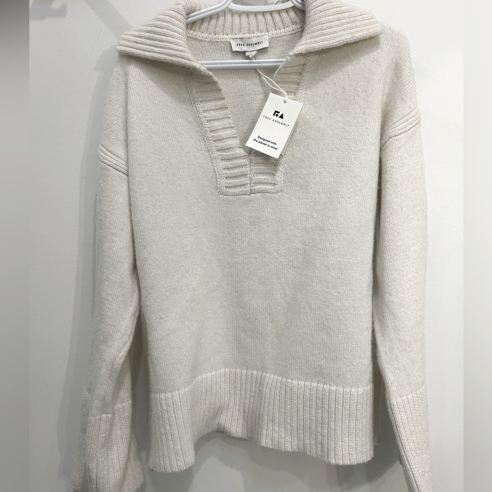 Free assembly polo sweater